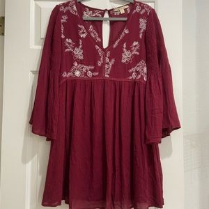 Flowey Burgundy Dress